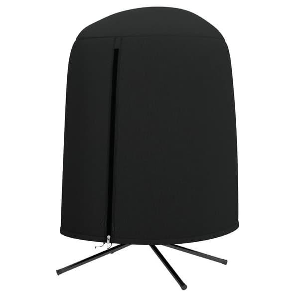 Rootz Hængestolsovertræk - Vandtæt - PU-belægning - Beskytter regn - Glat lynlås - Længere service - Mod vand - Oxford Polyester - Sort - 128 x 190 cm