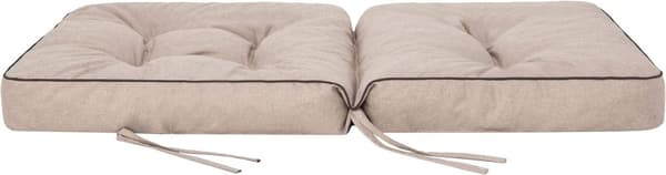 Bankdyna för trädgårdsmöbler, sittdyna inomhus/utomhus - Beige - 50 cm (1 stycke)