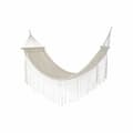 Miniatyrbillede 1 af 5: Hængekøje DKD Home Decor Beige Polyester Bomuld Fyrretræ Frynse (280 x 100 x 130 cm)