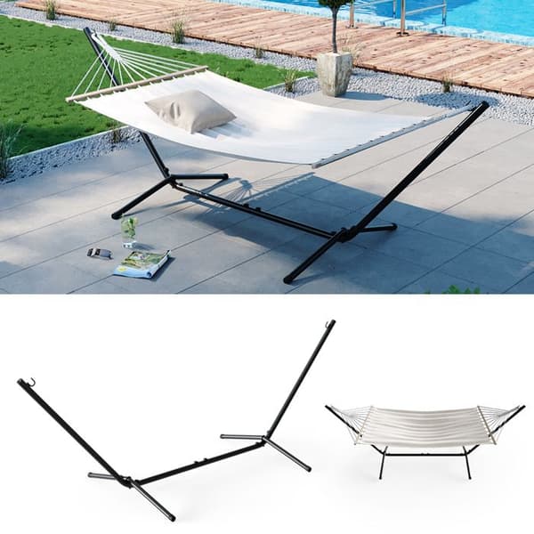 OK-Living Hängmatta Stativ, Svart, 362 cm