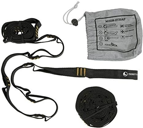 TICKET TO THE HONEYMOON HAMMOCK (ink Moonstraps 2 x Carbiner, Hammock sleeve)