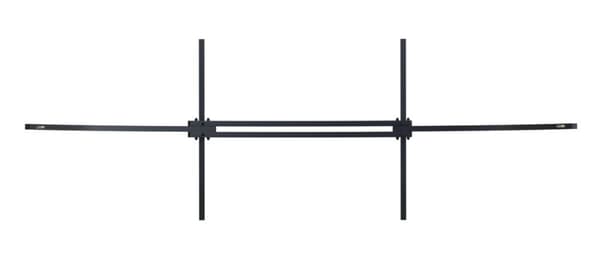Universell hängmatta & gungställning - Hållbar pulverbelagd stål, 220kg kapacitet, Enkel montering, 2-i-1 design för utomhusavkoppling