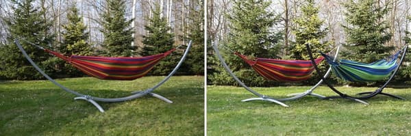 Viking Choice 12-haarainen teräshytti kehys 220x150cm puuvillahytti - Ihanteellinen perheille ja puutarhanystäville