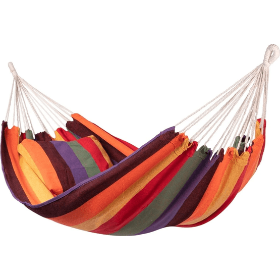 Hängmatta - 200X150 Cm - Polyester/Bomull - Röd