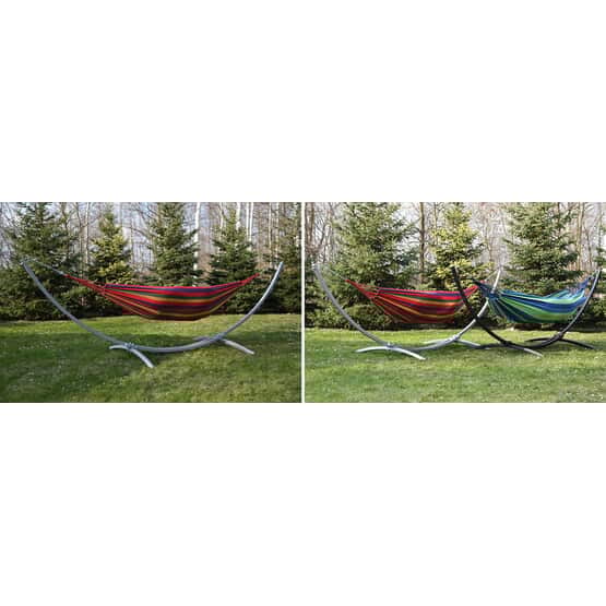 Hängmatta Ram Svart + Blågrön Hängmatta - 220X150 Cm - Max, 220 Kg