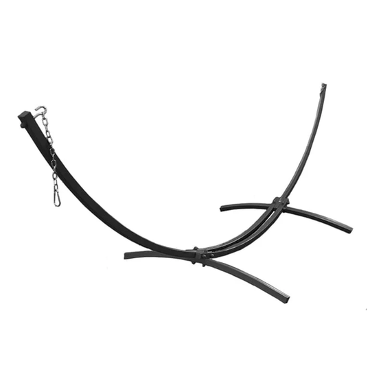 Hängmatta Ram Svart + Blågrön Hängmatta - 220X150 Cm - Max, 220 Kg