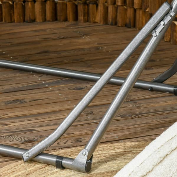 Rootz Garden Folding Hammock - Tørrestativ - Hammock Stand - 120 kg Last - 270 cm x 100 cm x 94 cm
