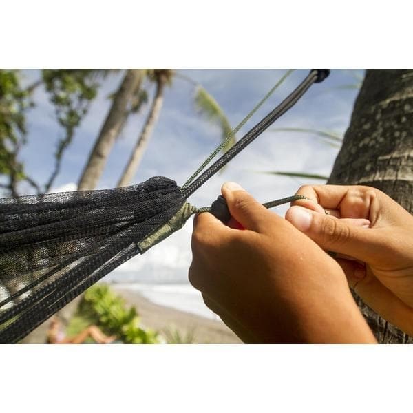 TICKET TO THE MOON CONVERTIBLE BUGNET 360 BLACK, svart insektsnät hammock