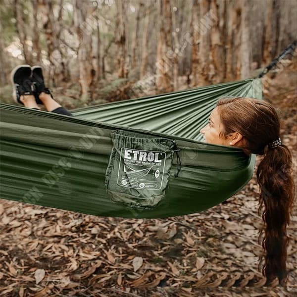 TD® Utomhus dubbel anti-rollover camping vuxna barn gunga inomhus sovhem sovsal hängstol camping ha