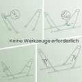 Miniatyrbild 5 av 5: Ram Hammock-210 x 150 cm, 2-person, justerbar i 5 höjder