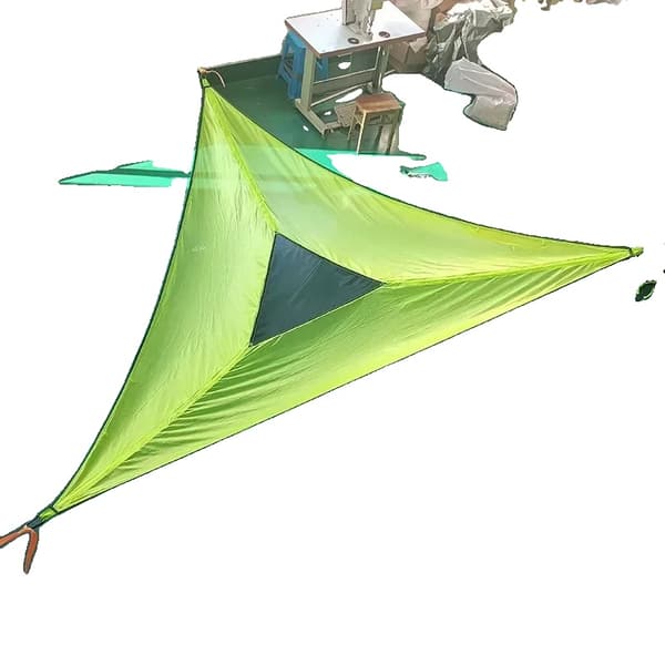 Bärbar Triangelhängmatta, 4M Dimensioner, Självständig Uppställning,4 m grön