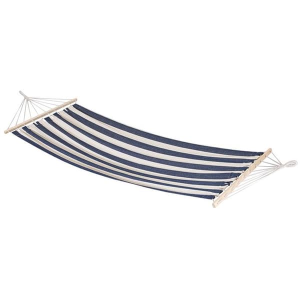 Hängmatta med tvärstång, Master Grill&Party, 200x100 cm, 70% bomull / 30% polyester, upp till 120 kg, JLH004
