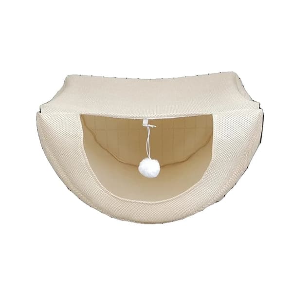 Kissanhäkki, Hengittävä Verkko, Helppo Puhdistaa,M 47x38x28cm, Beige