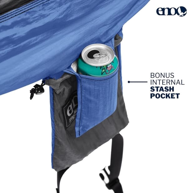 ENO SINGLENEST HAMMOCK Denim/Charcoal, Eno hängmatta
