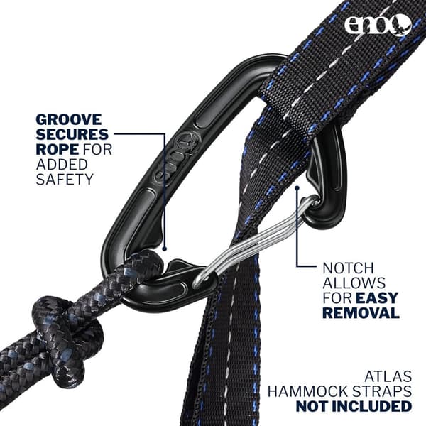 ENO SINGLENEST HAMMOCK Denim/Charcoal, Eno hängmatta