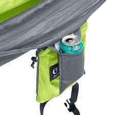 ENO DOUBLENEST HAMMOCK Chartreuse/Grey, hängmatta dubbel