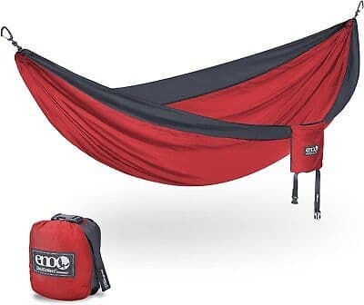 ENO DOUBLENEST HAMMOCK Red/Charcoal, hängmatta dubbel