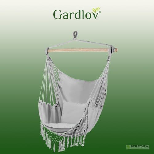 Riippumatto - brasilialainen nojatuoli harmaa Gardlov 23671