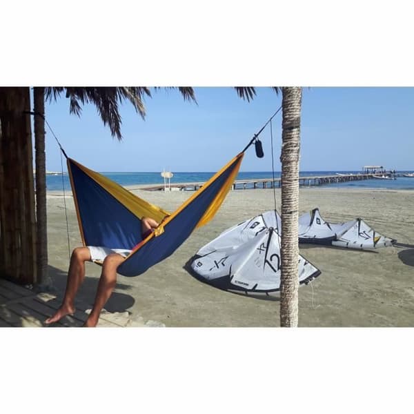AMAZONAS Ultralätt dubbel resehängmatta - ADVENTURE Nemo - Blå - Ripstop nylon - 350x230 cm - 2 personer