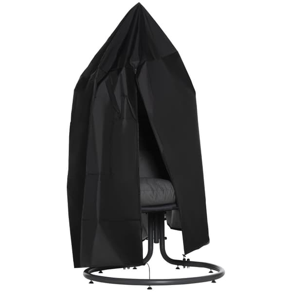 Hængende Stol Cover, Ø115 x 190H cm, Sort