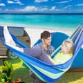 Miniatyrbild 5 av 5: Lollanda Hängmatta 260x80cm – Portabel Hammock, Camping, Trädgård