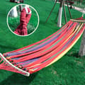 Miniatyrbild 3 av 7: Lollanda Hängmatta 260x80cm – Portabel Hammock, Camping, Trädgård