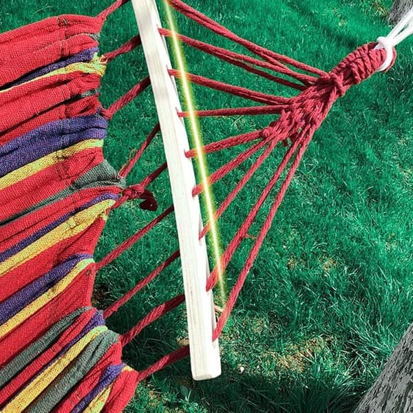 Lollanda Hängmatta 260x80cm – Portabel Hammock, Camping, Trädgård