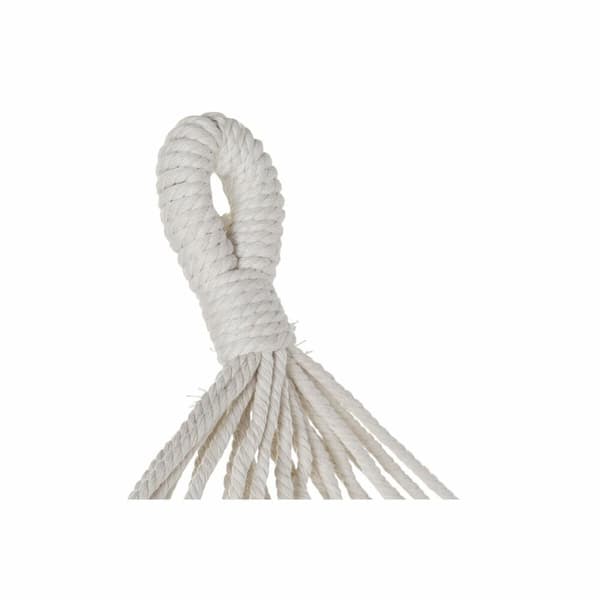 Hängmatta DKD Home Decor Ockra Polyester Bomull Furu Frans (255 x 80 x 28 cm)