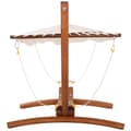 Miniatyrbillede 4 af 6: Rootz Wooden hængekøje - Udendørs hængekøje Stand - Holdbar fyrretræ - Vejrbestandig stabilitet - 325 cm x 118 cm x 120 cm