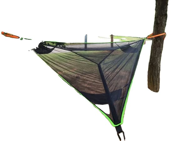 Bærbar trekant hængekøje, 4M x 4M x 4M, nem opsætning,4M sort