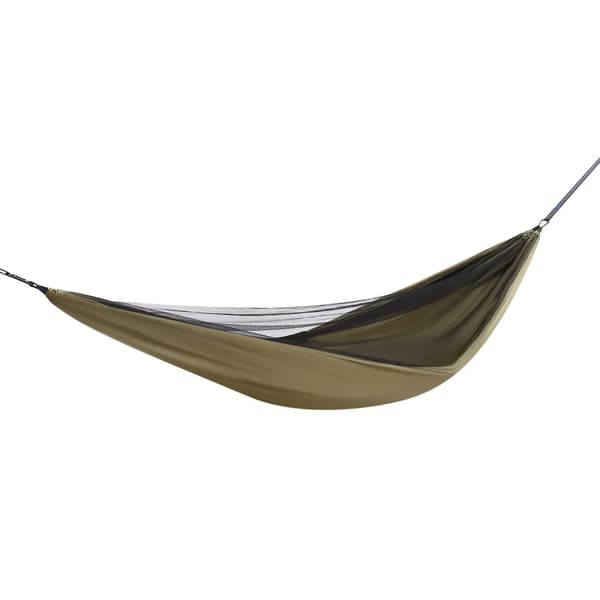 Hængekøje til Backpacking, Holdbar Myggebeskyttelse, Vandafvisende Tarp, Letvægts og Kompakt,hærgrøn