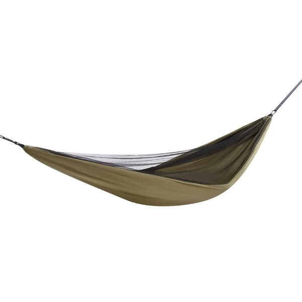 Hængekøje til Backpacking, Holdbar Myggebeskyttelse, Vandafvisende Tarp, Letvægts og Kompakt,hærgrøn
