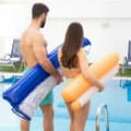 Miniatyrbild 11 av 11: Enkel flytande vattenhängmatta för pool InnovaGoods 2 antal