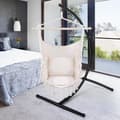 Miniatyrbild 6 av 9: Hängstol / Hammock med Fullset av Hårdvara – 100 x 130 cm med Kuddar och Sittdyna –  Upp till 180 kg