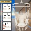 Miniatyrbild 8 av 9: Hängstol / Hammock med Fullset av Hårdvara – 100 x 130 cm med Kuddar och Sittdyna –  Upp till 180 kg