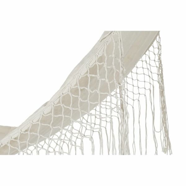 Hängmatta DKD Home Decor Beige Polyester Bomull Furu Frans (280 x 100 x 130 cm)