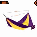 Miniatyrbild 2 av 3: KingCamp PARACHUTE Hängmatta Orange-Röd