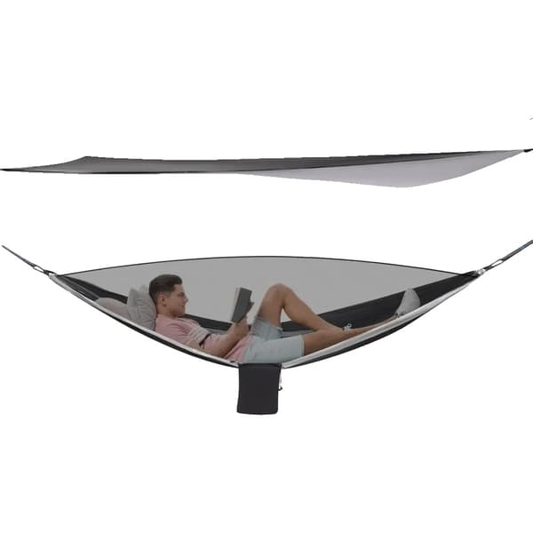 Hammock, hyttysverkko, sadekatto,musta