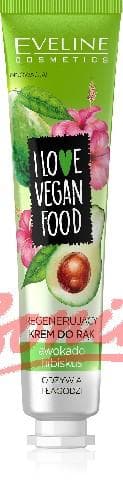 Eveline I Love veganer mad regenererende creme til hænder og Avocado Hibiscus 50ml