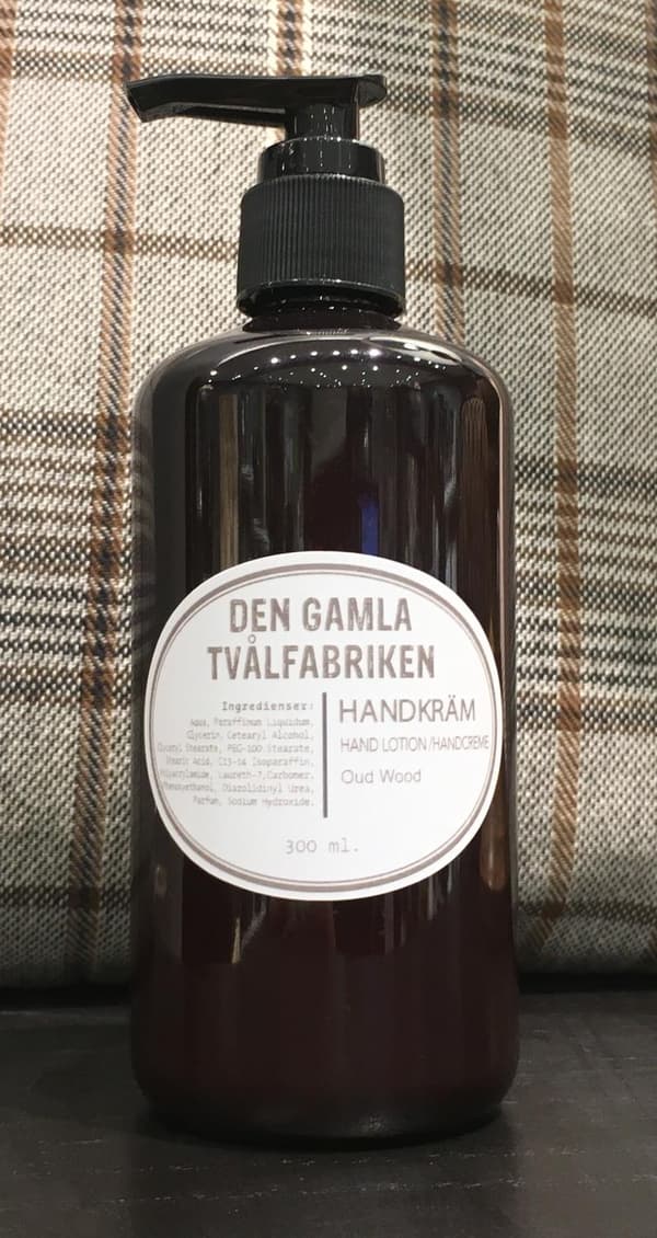 Lotion hand med pump Oud Wood 300 ml