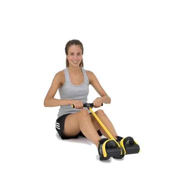 JOCCA elastisk roddmaskin - Fitness - Blandat - Svart och gult - Fysisk träning - Vanlig
