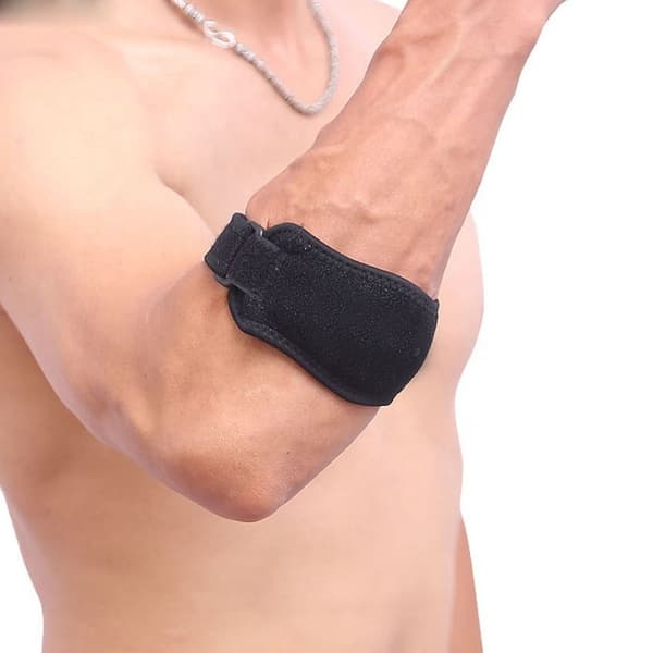 Justerbart armbågsstöd mot tennisarmbåge
