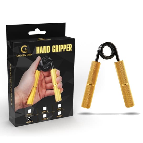Golden Grip Hand Gripper Level 4 (90KG) - Handgrip Trainer - Handgreppstränare