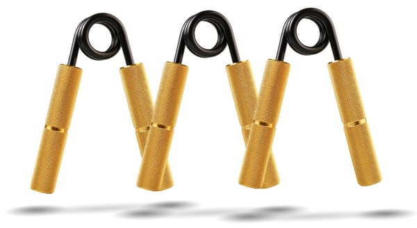 Golden Grip Hand Gripper Nybörjar Set (LVL1-LVL3) - Handgrip Trainer - Handgreppstränare