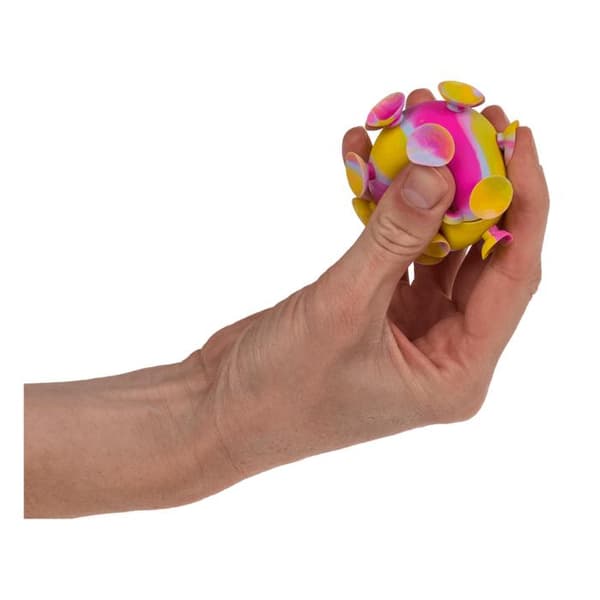 Fidget Stressball - Klemmball med sugekopper