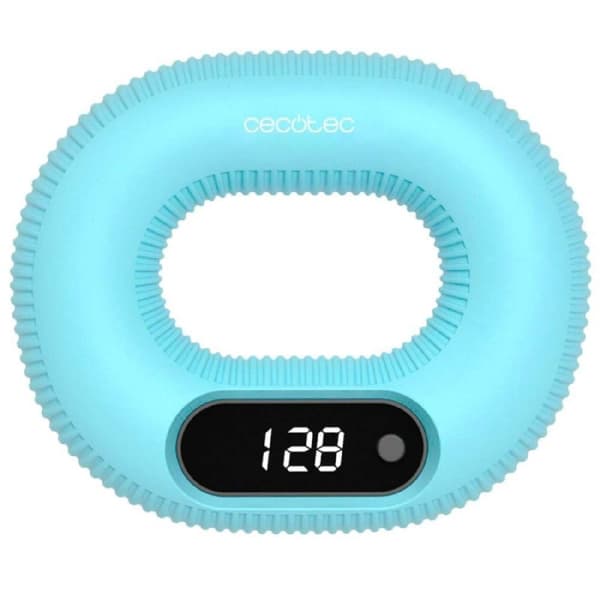 Cecotec Forearm strengthener with counter. LED display. USB Type-C charging. Non-slip and compact design. 14 kg of resistance.