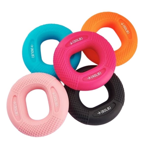 5-pack träningsgrepp power finger force trainer