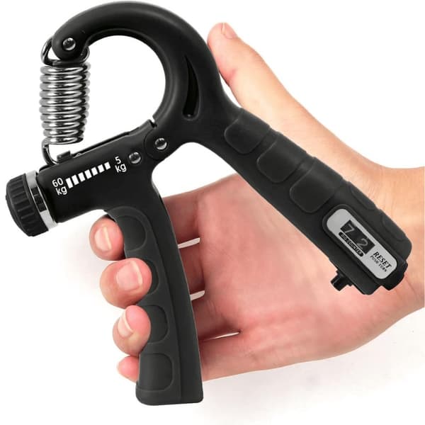 Grip Trainer - Träna Grepp 5-60 kg Svart