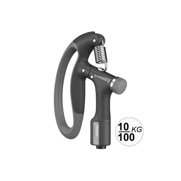 Träningsklämma - DF SPORTS - B206 - Justerbart motstånd 10-100KG - Digital räknare - Svart