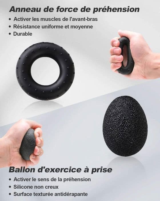 Grip Styrketräning Kit 5, Underarm Styrketräning, Hand Förstärkare 5-60 kg